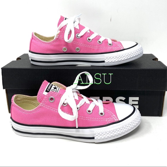 Converse Chuck Taylor Shoes Kid’s All Star Classi Low Pink Casual Size 3J238 - Picture 4 of 10